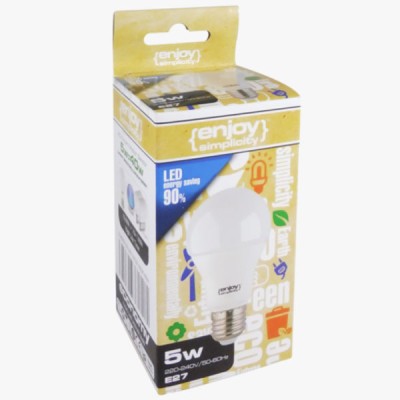 Λάμπα LED Smart Ε27 A60 με ανιχνευτή κίνησης 5W 220-240V 2700k θερμό λευκό φως 400lm δέσμης 175°