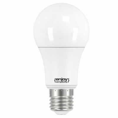 Λάμπα LED A60 Ε27 αχλάδι 10W θερμό φως 3000k 1060lm δέσμης 230° 15000h