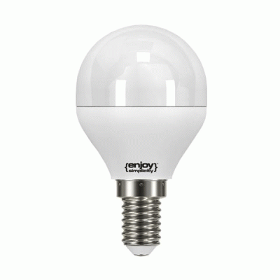 Λάμπα LED αχλάδι Ρ45 Ε14 4.9W 220-240V θερμό φως 3000k 470lm δέσμης 240° 15000h