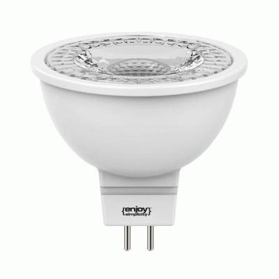 Λάμπα LED GU5.3 MR16 3.1W 12V AC/DC θερμό φως 3000k 370lm δέσμης 36° Ø50mm 15000h Λάμπα LED GU5.3 MR16 3.1W 12V AC/DC θερμό φως 3000k 370lm δέσμης 36° Ø50mm 15000h
