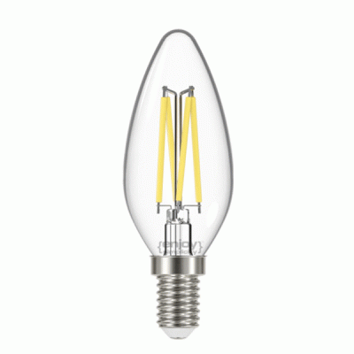 Λάμπα LED FILAMENT CLEAR E14 B35 5.5W 220-240V θερμό φως 3000k 806lm δέσμης 320° 20000h