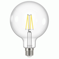 Λάμπα LED FILAMENT CLEAR G95 E27 7.2W 220-240V θερμό φως 3000k 806lm δέσμης 320° 15000h