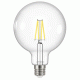 Λάμπα LED FILAMENT CLEAR G95 E27 7.2W 220-240V θερμό φως 3000k 806lm δέσμης 320° 15000h