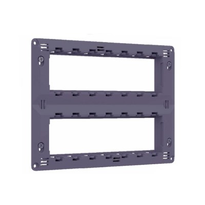 Βάση στήριξης MODYS 2x7 στοιχείων με βίδες σε γκρι χρώμα