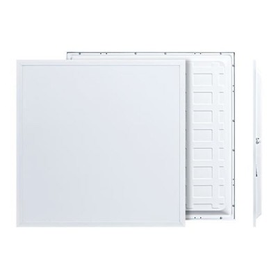 Φωτιστικό LED panel backlight 36W με δυνατότητα επιλογής απόχρωσης φωτός 3CCT 4860lm URG19 60x60cm σε λευκό χρώμα