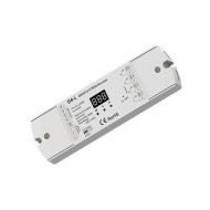 Χειριστήριο Dmx512/rdm decoder για ταινίες led rgbw 5a 4ch 12-24vdc max20a d4-l