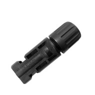 Φις MC4 θηλυκό solar p68 2p 4-6mm IP67 30A σε μαύρο χρώμα Φις MC4 θηλυκό solar p68 2p 4-6mm IP67 30A σε μαύρο χρώμα