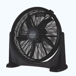 Ανεμιστήρας box fan στρογγυλός μαύρος Φ50 100W 230V με 3 ταχύτητες λειτουργίας