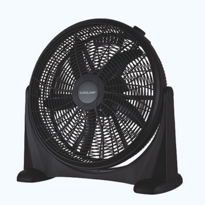 Ανεμιστήρας box fan στρογγυλός μαύρος Φ50 100W 230V με 3 ταχύτητες λειτουργίας