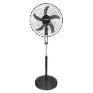 Ανεμιστήρας με ορθοστάτη Φ50 60W μαύρος με κοντρολ - χρονοδιακόπτη και ρυθμιζόμενο ύψος
