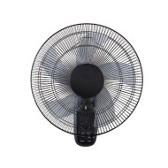 Ανεμιστήρας επίτοιχος με μοτέρ AC 50W Φ45 με 5 διάφανα πτερύγια  χρονοδιακόπτη & 3 ταχύτητες σε μαύρο χρώμα