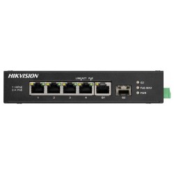 Switch Unmanaged PoE HIKVSION με 4 θύρες Fast Ethernet + 1 θύρα SFP DS-3T0306HP-E/HS