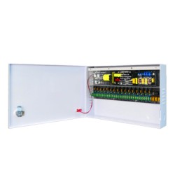 Τροφοδοτικό 12Α/12VDC για 16 κάμερες TRFS1212-16C με διάσταση 205x305x50mm Τροφοδοτικό 12Α/12VDC για 16 κάμερες TRFS1212-16C με διάσταση 205x305x50mm