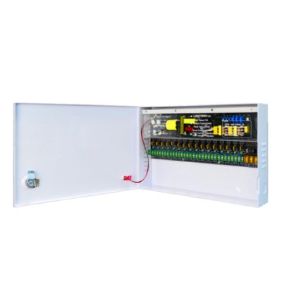 Τροφοδοτικό 12Α/12VDC για 16 κάμερες TRFS1212-16C με διάσταση 205x305x50mm Τροφοδοτικό 12Α/12VDC για 16 κάμερες TRFS1212-16C με διάσταση 205x305x50mm