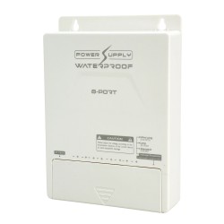 Τροφοδοτικό CCTV FOLKSAFE FS-DC120805W 8 εξόδων, 12V/5A, αδιάβροχο IP65