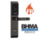 Aδιάβροχη κλειδαριά Orbita RFID E3442B Black Bluetooth από ανοξείδωτο ατσάλι τεχνολογίας Mifare