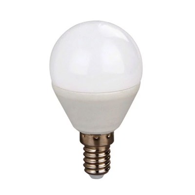 Λάμπα led σφαιρική 3W 230V Ε14 6000k ψυχρό λευκό φως δέσμης 180° 290 lumen 30000h