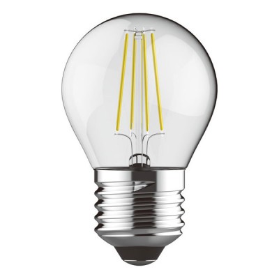 Λάμπα led σφαιρική filament με ντουί Ε27 5W 230V 2700k θερμό λευκό φως 440lumen 30000h Λάμπα led σφαιρική filament με ντουί Ε27 5W 230V 2700k θερμό λευκό φως 440lumen 30000h