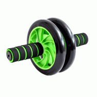 Ρόδα κυλιακών AB Wheel GYM-0001 με δύο τροχούς & χερούλια από αφρώδες υλικό