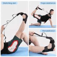 Ελαστικός ιμάντας για ασκήσεις Pilates/Yoga GYM-0022 110cm μαύρος Ελαστικός ιμάντας για ασκήσεις Pilates/Yoga GYM-0022 110cm μαύρος