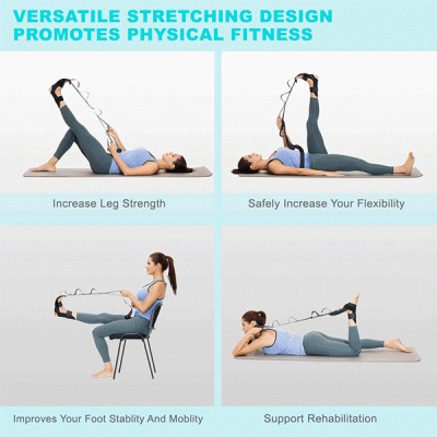 Ελαστικός ιμάντας για ασκήσεις Pilates/Yoga GYM-0022 110cm μαύρος
