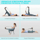 Ελαστικός ιμάντας για ασκήσεις Pilates/Yoga GYM-0022 110cm μαύρος