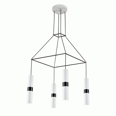 Κρεμαστό φωτιστικό DA VINCI 4xGU10 λευκό μεταλλικό 56x56xh150cm Κρεμαστό φωτιστικό DA VINCI 4xGU10 λευκό μεταλλικό 56x56xh150cm