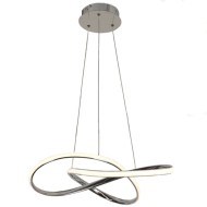 Κρεμαστό φωτιστικό LED GORDIUS 48W 3000k θερμό λευκό φως 2880lm 48x44xh120cm χρώμιο αλουμινίου