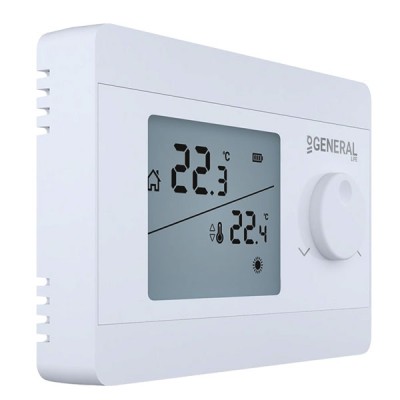 Θερμοστάτης χώρου GENERAL HT-250S-TPI τεχνητής νοημοσύνης με backlight φωτιζόμενη οθόνη