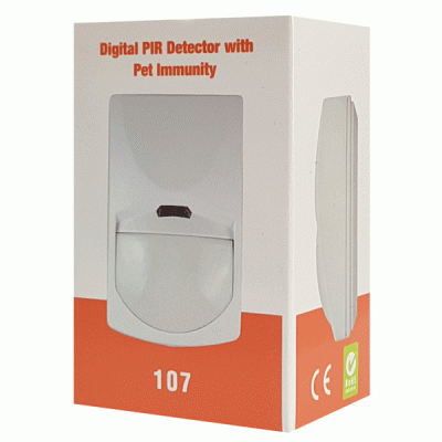 Ενσύρματος ανιχνευτής κίνησης PIR HX-107 90° εσωτερικού χώρου
