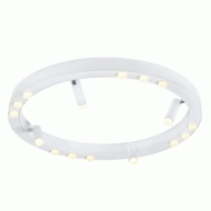 Φωτιστικό οροφής LED COB MAGNETO 48W θερμό φως 3000k αλουμινίου λευκό 4320lm D65xh6,5cm