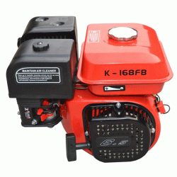 Κινητήρας βενζίνης ΒΑΧ K-168FB 196cc 6.5HP κώνος με αισθητήρα λαδιού και εκκίνηση με χειρομίζα