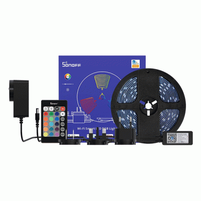 Καλωδιοταινία SONOFF L2-5M smart LED αδιάβροχη RGB & BT 5m με WiFi ασύρματο χειριστήριο