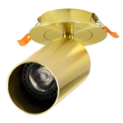 Χωνευτό κινούμενο φωτιστικό downlight σποτ LEO με ντουί 1 x GU10 AC 220-240V IP20 χρυσό πλατίνα 9x9x17cm κοπή 7x7cm Χωνευτό κινούμενο φωτιστικό downlight σποτ LEO με ντουί 1 x GU10 AC 220-240V IP20 χρυσό πλατίνα 9x9x17cm κοπή 7x7cm