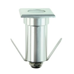 Φωτιστικό σποτ δαπέδου LED 1W 230V AC 3000k 55lm δέσμης 30° IP65 διάρκειας 30000h