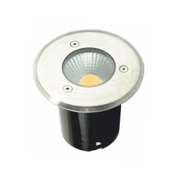 Φωτιστικό δαπέδου LED COB 7W 230V AC θερμό φως 3000k 450lm δέσμης 45° 30000h στεγανό IP67