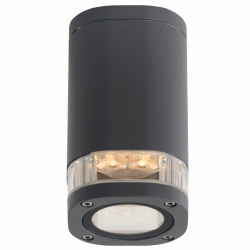 Φωτιστικό οροφής CEILING LUMINAIRE με ντουί GU10 230V AC σκούρο γκρι εξωτερικού χώρου IP54 Φωτιστικό οροφής CEILING LUMINAIRE με ντουί GU10 230V AC σκούρο γκρι εξωτερικού χώρου IP54