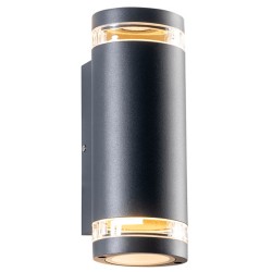 Απλίκα επίτοιχη διπλής κατεύθυνσης WALL LUMINAIRE για λάμπες GU10 εξωτερικού χώρου στεγανή IP54