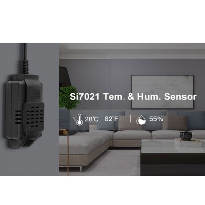 Aισθητήρας θερμοκρασίας & υγρασίας SONOFF SI7021-R2 WiFi 2.5mm με βαθμονομημένη έξοδο ψηφιακού σήματος Aισθητήρας θερμοκρασίας & υγρασίας SONOFF SI7021-R2 WiFi 2.5mm με βαθμονομημένη έξοδο ψηφιακού σήματος