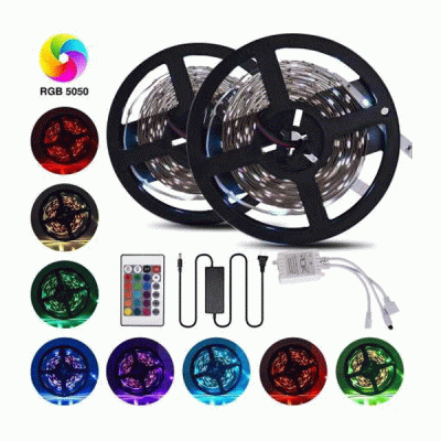 Σετ ταινίας Led RGB Bluetooth 14.4W με δυνατότητα χειρισμού & από κινητό με Google Play ή App Store Σετ ταινίας Led RGB Bluetooth 14.4W με δυνατότητα χειρισμού & από κινητό με Google Play ή App Store