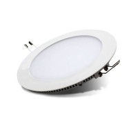 Led panel λευκό στρογγυλό χωνευτό 18W 230V 6000k ψυχρό λευκό φως 120° 1440lm
