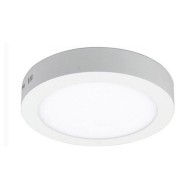 Led panel λευκό στρογγυλό εξωτερικό 12W 230V 4000k ενδιάμεσο λευκό φως 120° 900lm