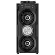 Φορητό ηχείο CELEBRAT OS-01 με ισχύ 10W & μπαταρία 1200mAh Bluetooth FM & LED φωτισμό μαύρο χρώμα