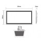 Led panel 30W 230V AC ενδιάμεσο λευκό φως 4000k 2850lm 295X595X32mm διάρκειας 30000h