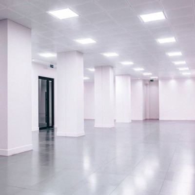 Φωτιστικό LED panel backlight 36W με δυνατότητα επιλογής απόχρωσης φωτός 3CCT 4860lm URG19 60x60cm σε λευκό χρώμα