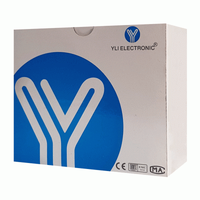Χωνευτό μπουτόν YLI ELECTRONIC PBK-810C 86x86mm 3Α ασημί από ανοξείδωτο ατσάλι