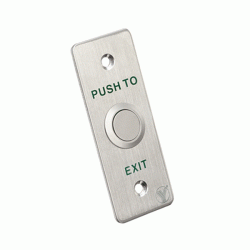 Χωνευτό μπουτόν YLI ELECTRONIC PBK-814A 35x90mm 3Α ιδανικό συστήματα ελέγχου πρόσβασης