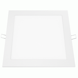 Led slim panel λευκό τετράγωνο χωνευτό 24W 230V ενδιάμεσο λευκό φως 4000k 1880lm
