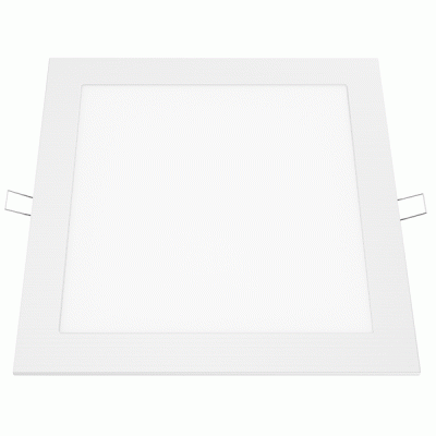 Led slim panel λευκό τετράγωνο χωνευτό 24W 230V ενδιάμεσο λευκό φως 4000k 1880lm