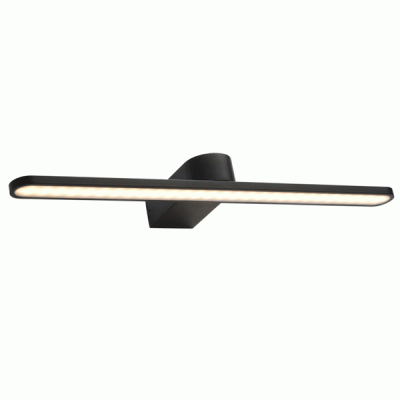 Επίτοιχο φωτιστικό PHOEBE LED 16W θερμό φως 3000k 1040lm μαύρο μεταλλικό 50x12x4cm IP44